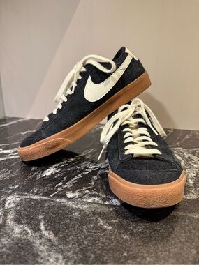 Nike Black Suede Sneakers
